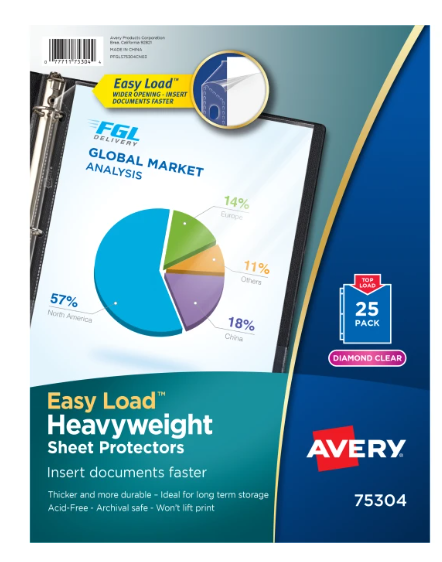 Avery Sheet Protectors